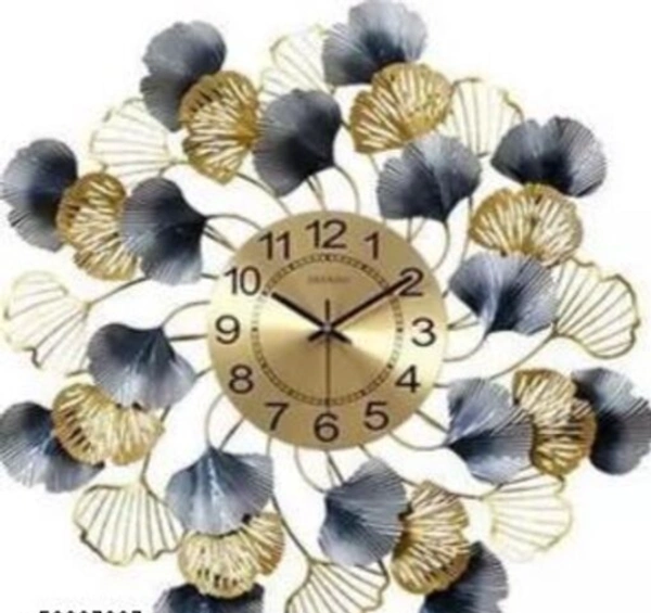 ALIVA TIME  Iron Metal Art  Decorative Wall Clock  Attractive and eye catcher -  Free Size, Metal,  Pack of 1